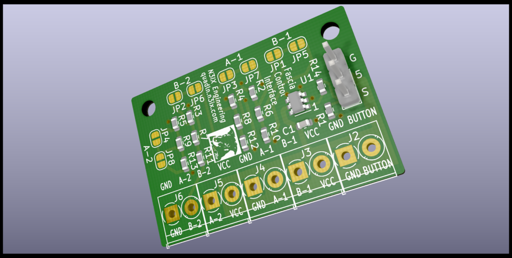 DIY Fascia Controller with Solder Pads