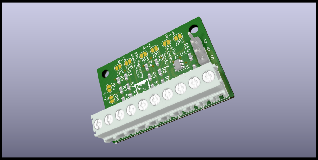 DIY Fascia Controller with Screw Terminals