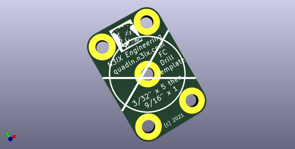Back Mount Fascia Controller Drill Template