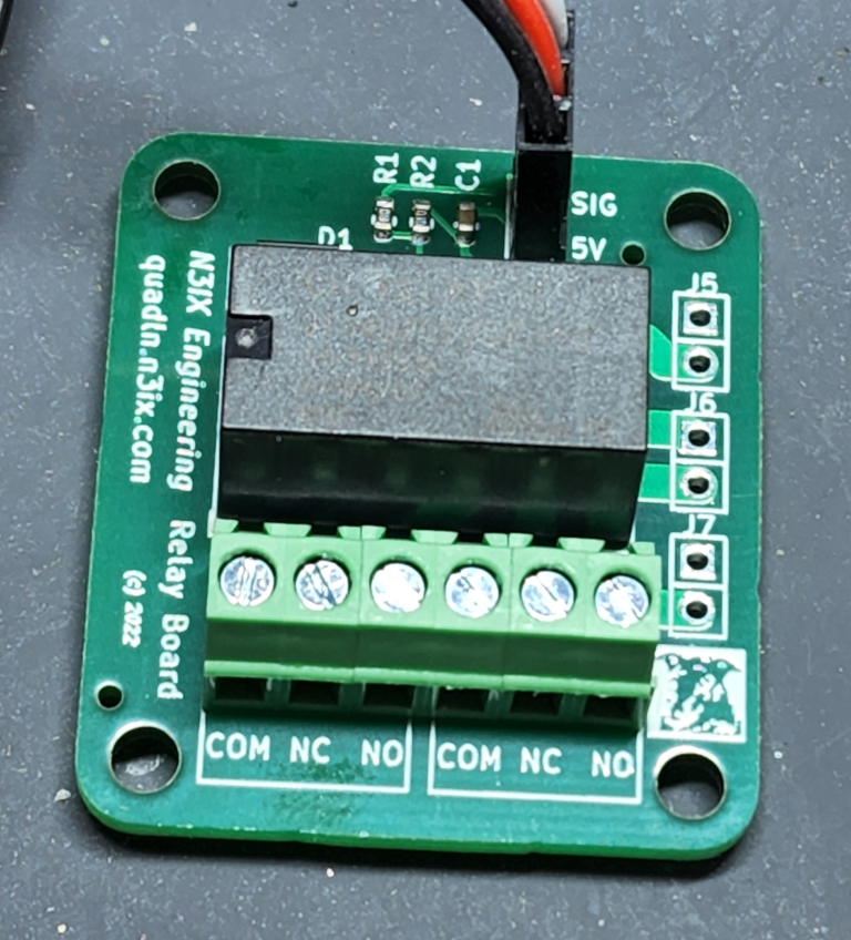 QuadLN_S Relay Board N3IX Engineering